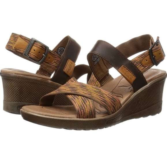 COPY - Keen skyline wedge sandals. Woman's Size 8. Brown. - Picture 1 of 9